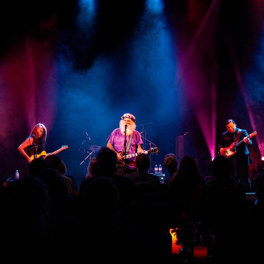 Fred Eaglesmith performing onstage with musicians, an archive artist photo from his official website; not the Burlington event poster.