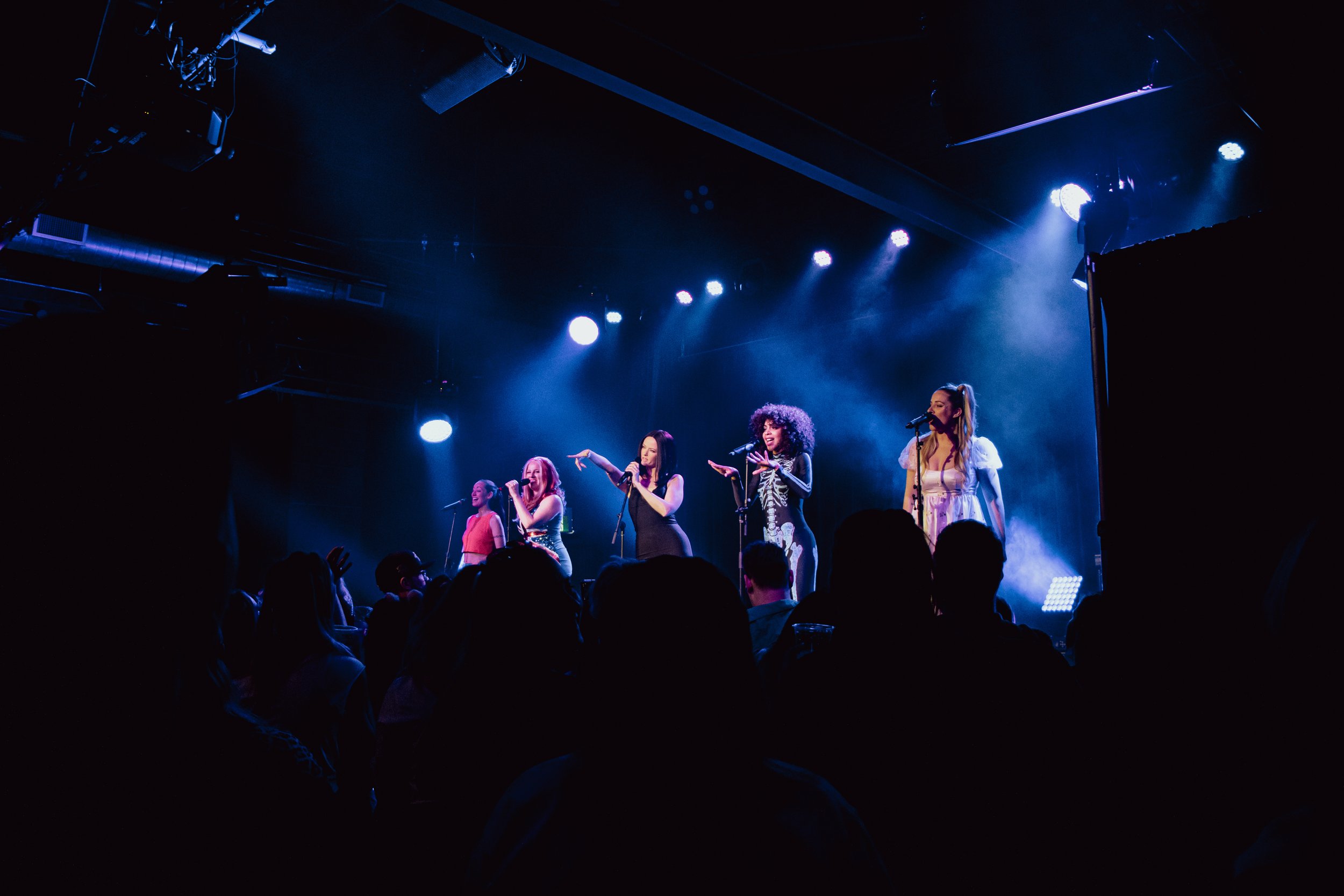 Wannabe: A Spice Girls Tribute performing at Bridgeworks in 2022; archive artist photo, not the November 2026 event.