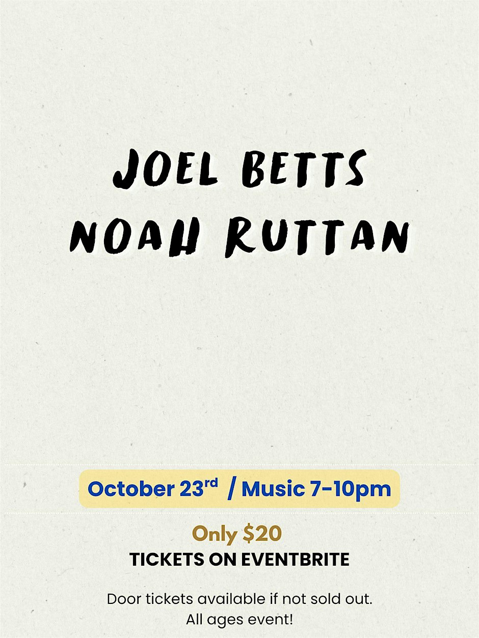Joel Betts n' Noah Ruttan — official-source promotional artwork
