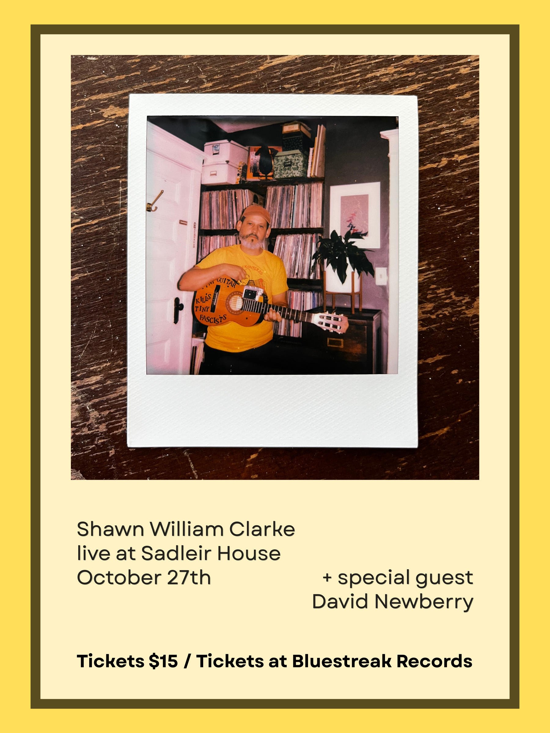 Shawn William Clarke with David Newberry — official poster