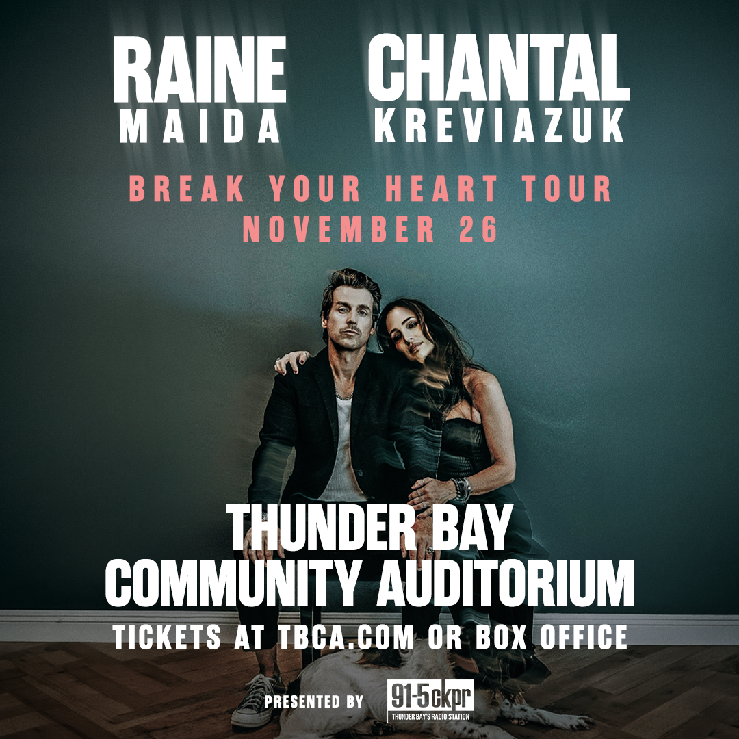 Raine Maida and Chantal Kreviazuk - Break Your Heart Tour official promotional image