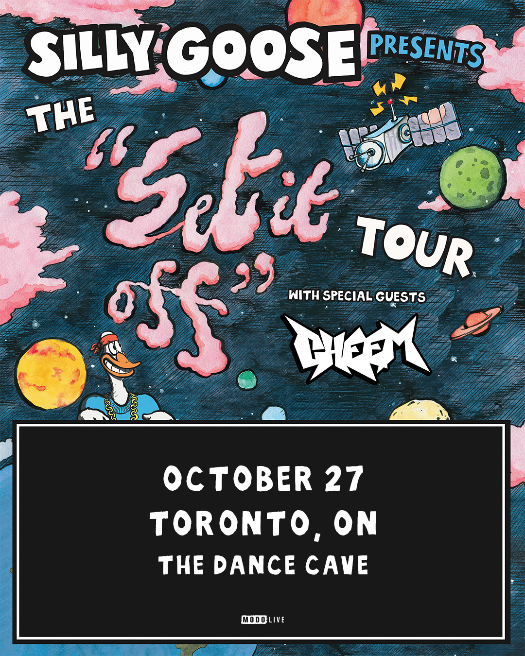 Official event poster for Silly Goose w/ Cheem