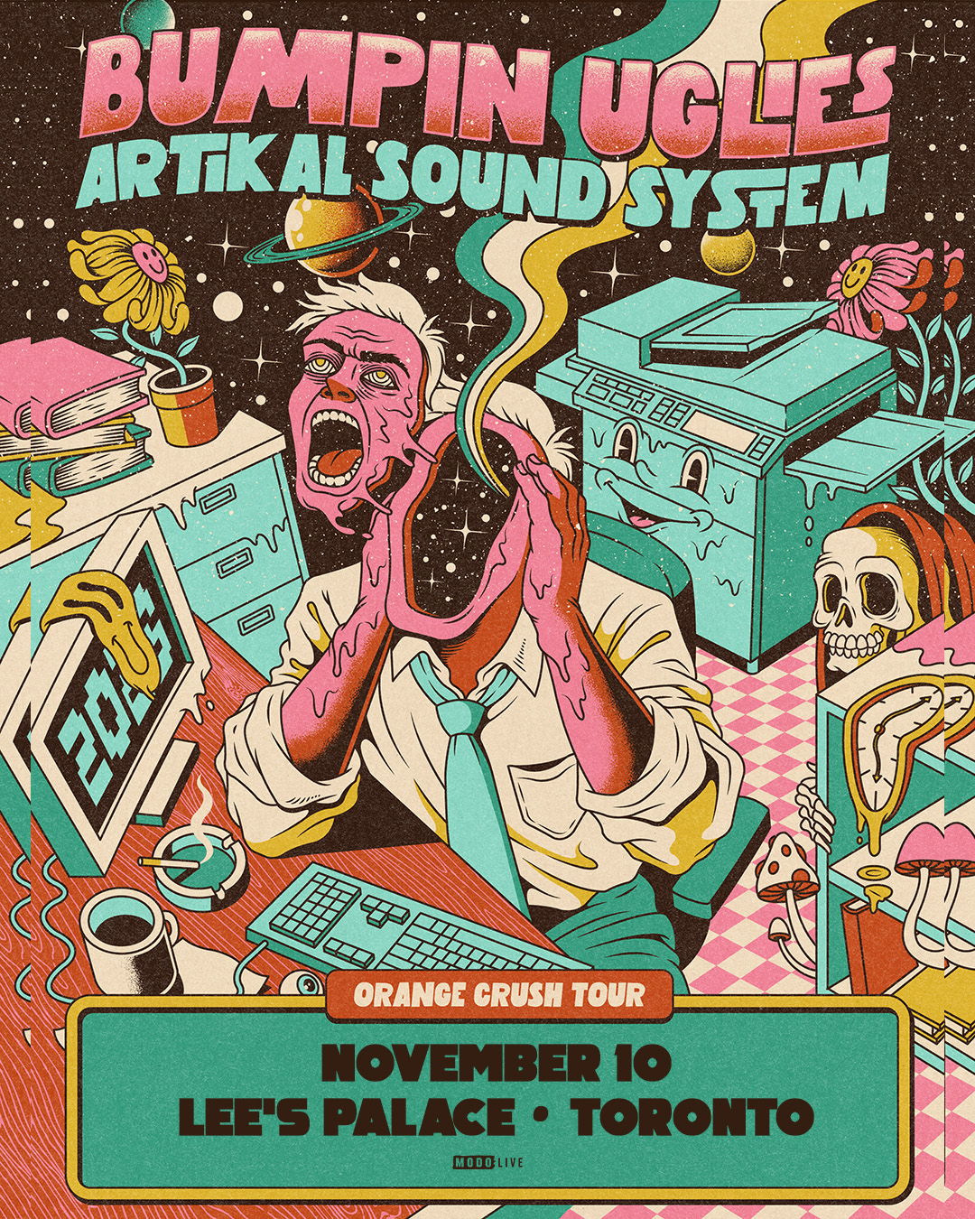 Official event poster for Bumpin Uglies & Artikal Sound System