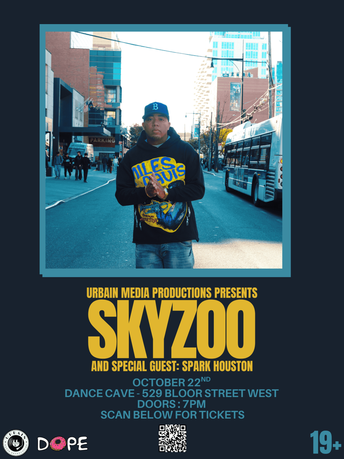 Official event poster for Skyzoo & Spark Houston
