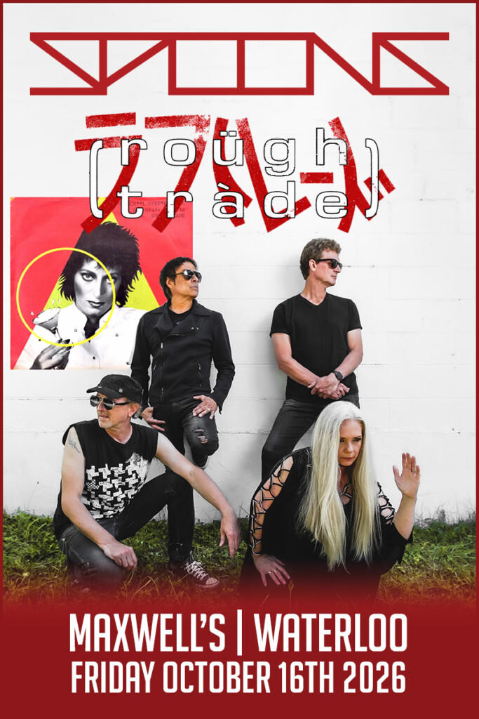 Spoons & Rough Trade — official venue promotional poster