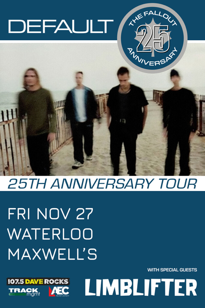 Default, The Fallout 25th Anniversary Tour — official venue promotional poster