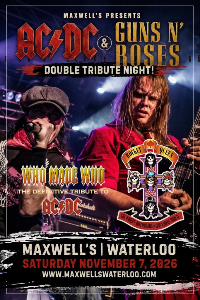 AC/DC and Guns N’ Roses Double Tribute Night official promotional image