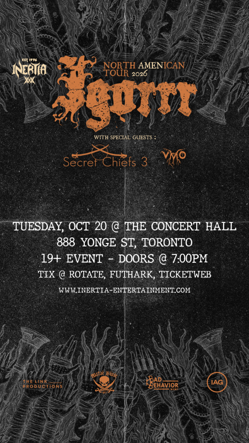 Igorrr with Secret Chiefs 3 and Violent Magic Orchestra official event poster